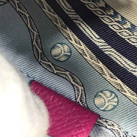 HERMES Long wallet Azap Long Silk-In Zip Around Long Wallet Epsom purple - Picture 12 of 13